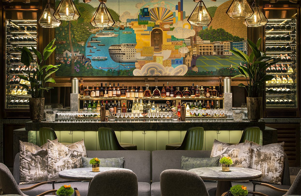 St. Regis Hong Kong Bar Mural