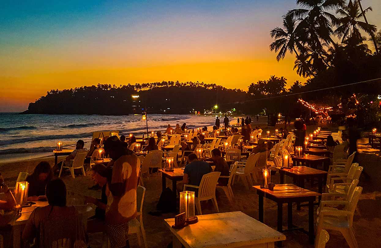 Sunset on Mirissa Beach, Image by Arkadij Schell, Shutterstock