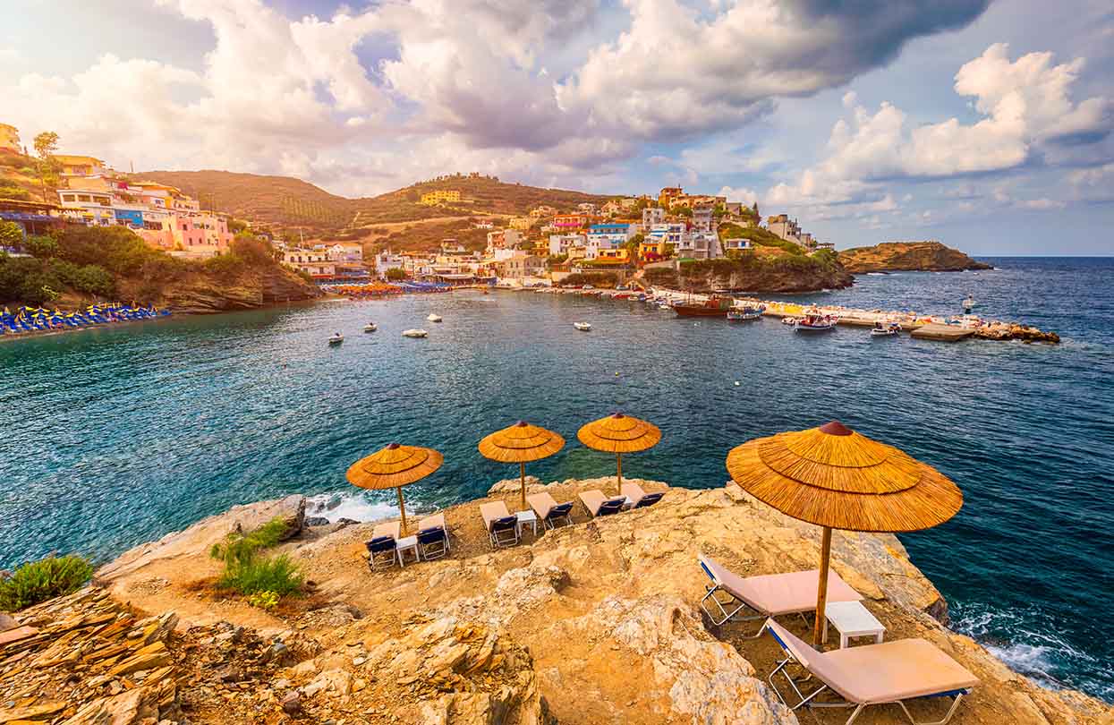 Cliffside getaway near Rethimno, Crete, Image by DaLiu, Shutterstock