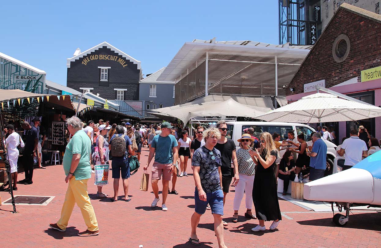 Enjoying the Saturday market at The Old Biscuit Mill, image by MD_Photography, Shutterstock