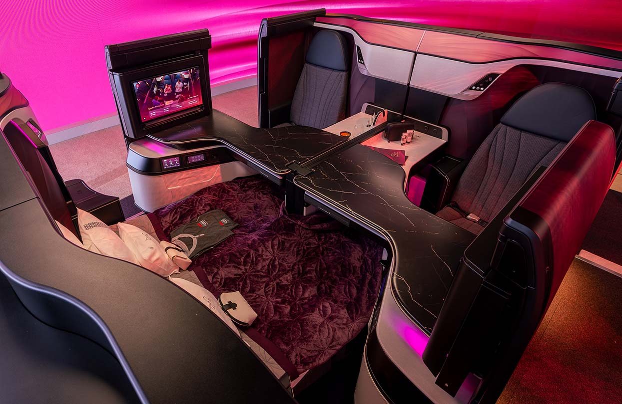 Qatar Airways's new "Qsuite Next Gen" Raises Standards in Business Class