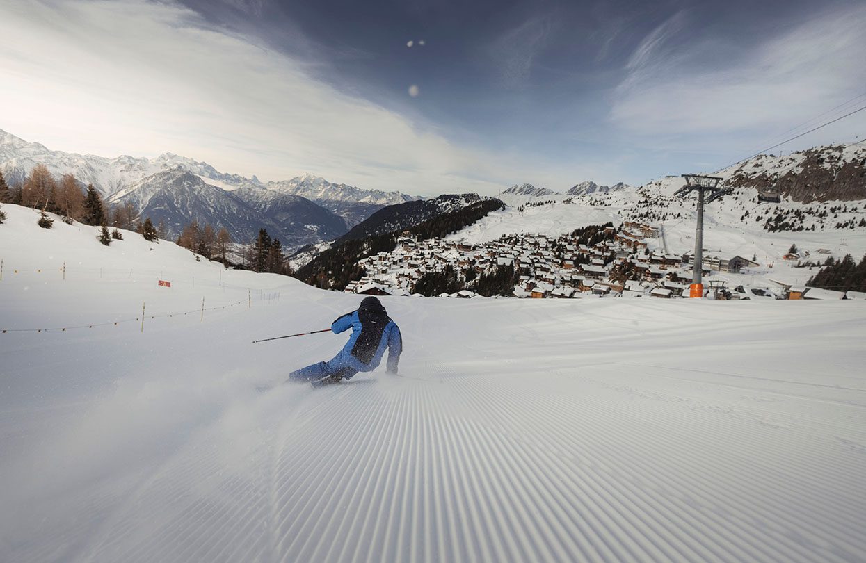 Skiing at Aletsch Arena, Image Copyright Marco Schnyder Switzerland Tourism