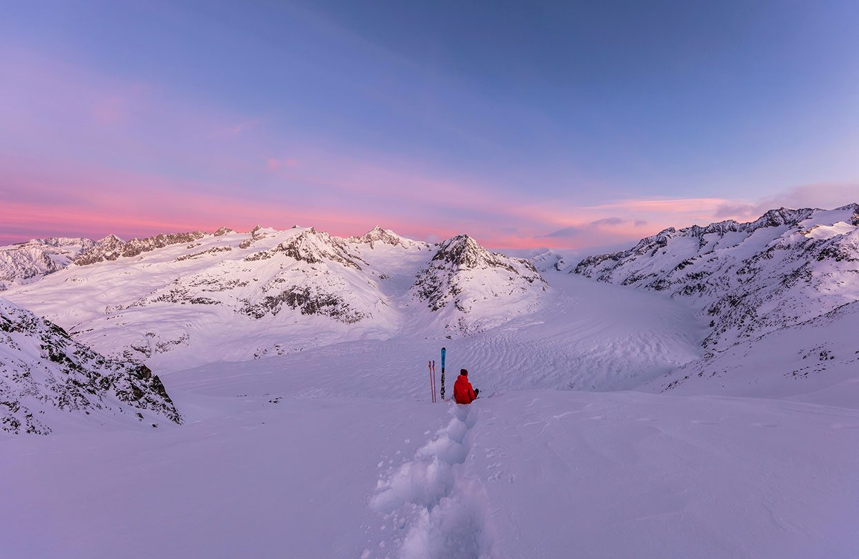 Winter visuals at Aletsch Arena, Image Copyright Frederic Huber