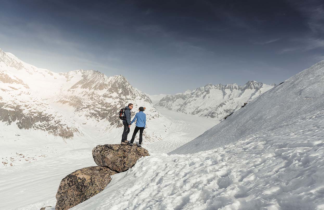 View point at Bettmerhorn, Image Copyright Switzerland Tourism