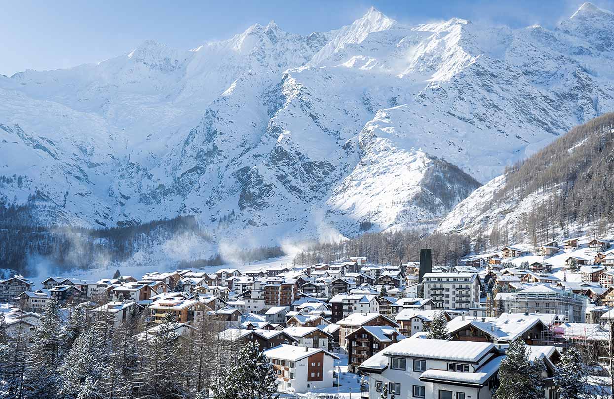 Winter vacation in Saas Fee, Image Copyright Saastal Tourismus AG Nico Frerk