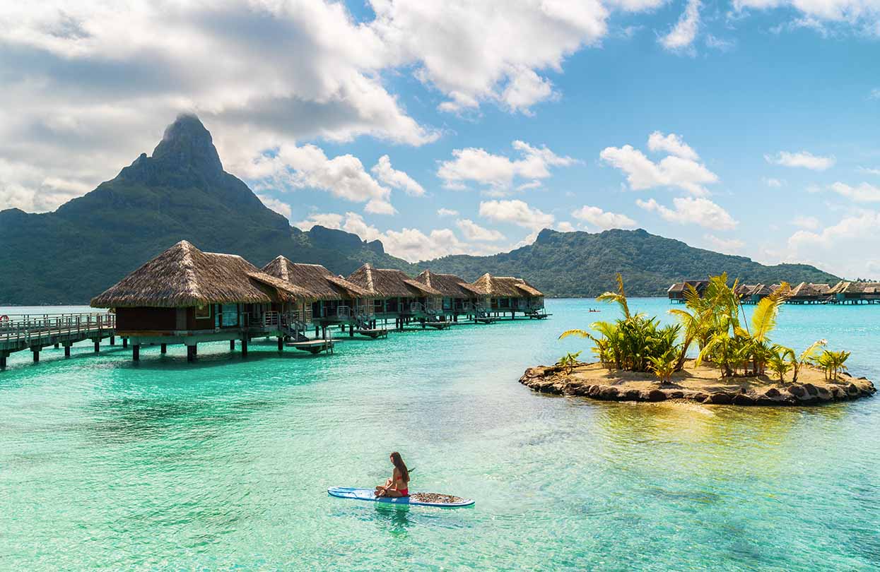 An active vacation in Tahiti French Polynesia, image by Maridav, Shutterstock